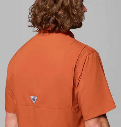 Men's Collegiate PFG Tamiami Short Sleeve Shirt - Texas