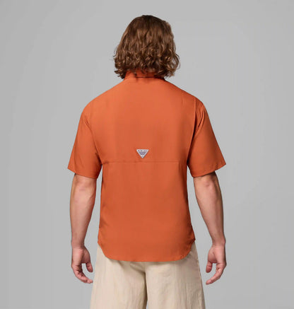 Men's Collegiate PFG Tamiami Short Sleeve Shirt - Texas