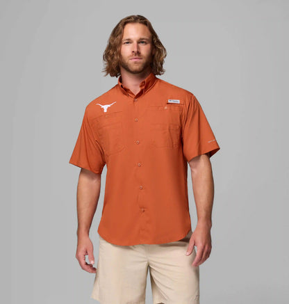 Men's Collegiate PFG Tamiami Short Sleeve Shirt - Texas