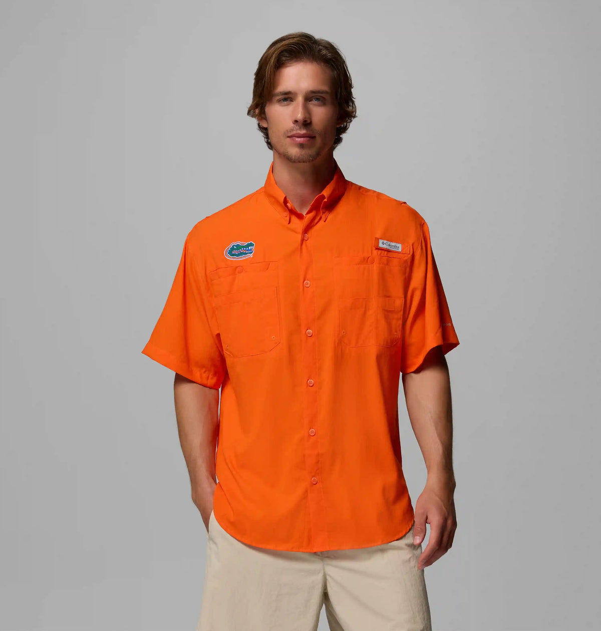 Men's Collegiate PFG Tamiami Short Sleeve Shirt - Florida