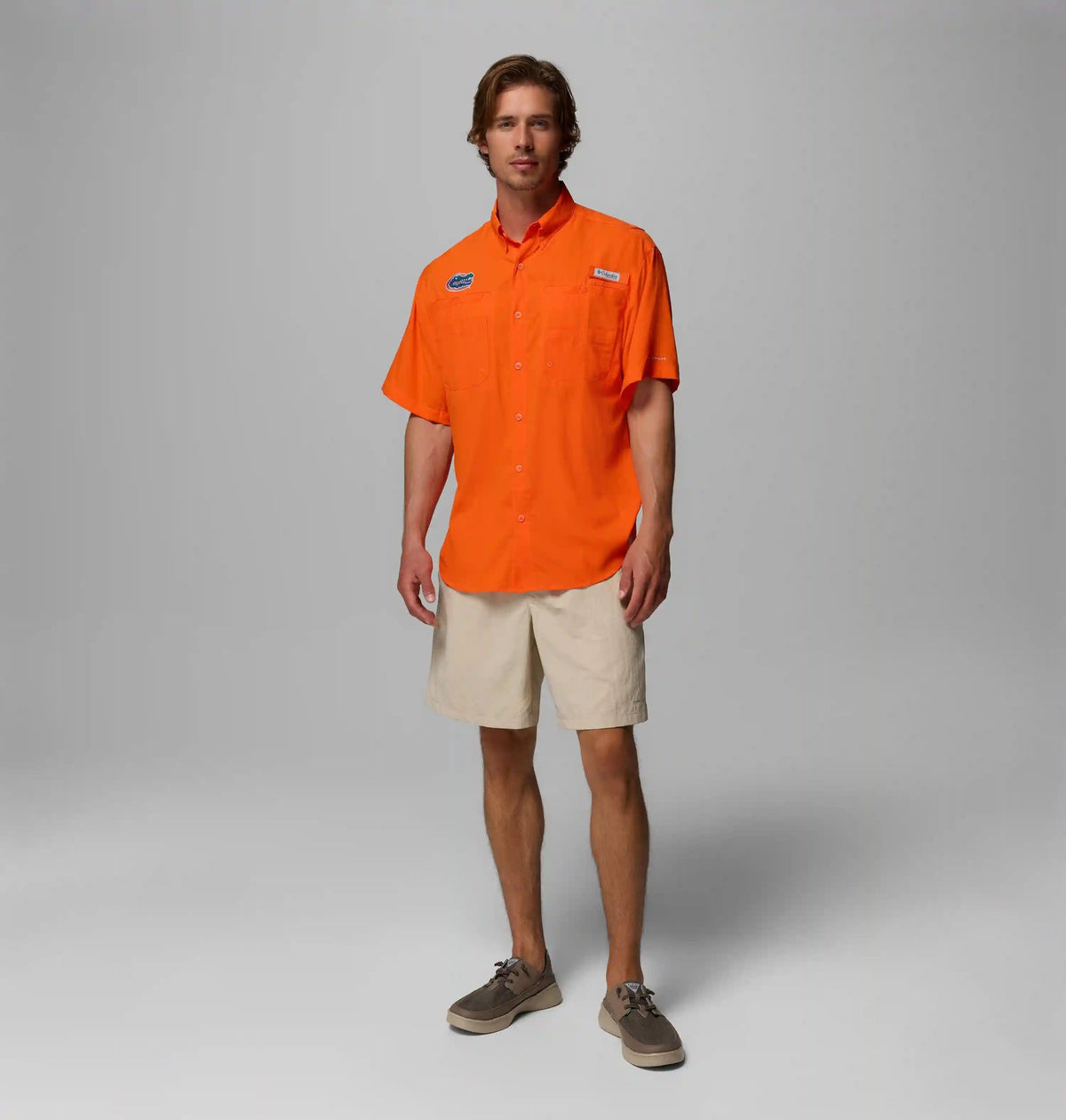 Men's Collegiate PFG Tamiami Short Sleeve Shirt - Florida