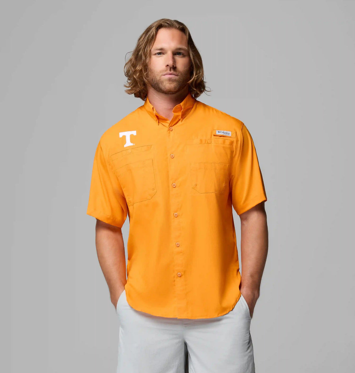 Men's Collegiate PFG Tamiami Short Sleeve Shirt - Tennessee