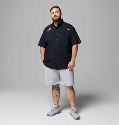 Men's Collegiate PFG Tamiami Short Sleeve Shirt - Big - Arkansas