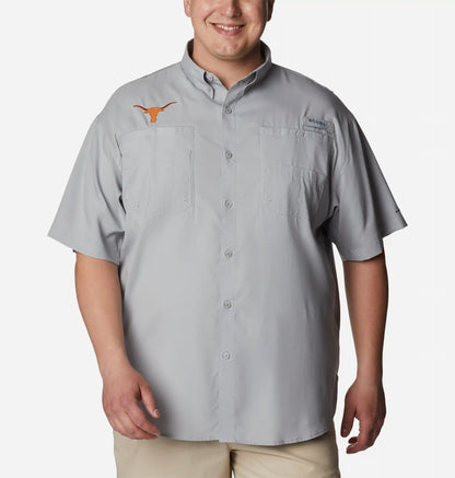 Men's Collegiate PFG Tamiami Short Sleeve Shirt - Big - Texas