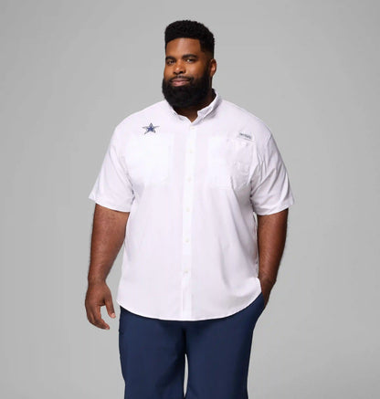 Men's PFG Tamiami Short Sleeve Shirt - Big - Dallas Cowboys