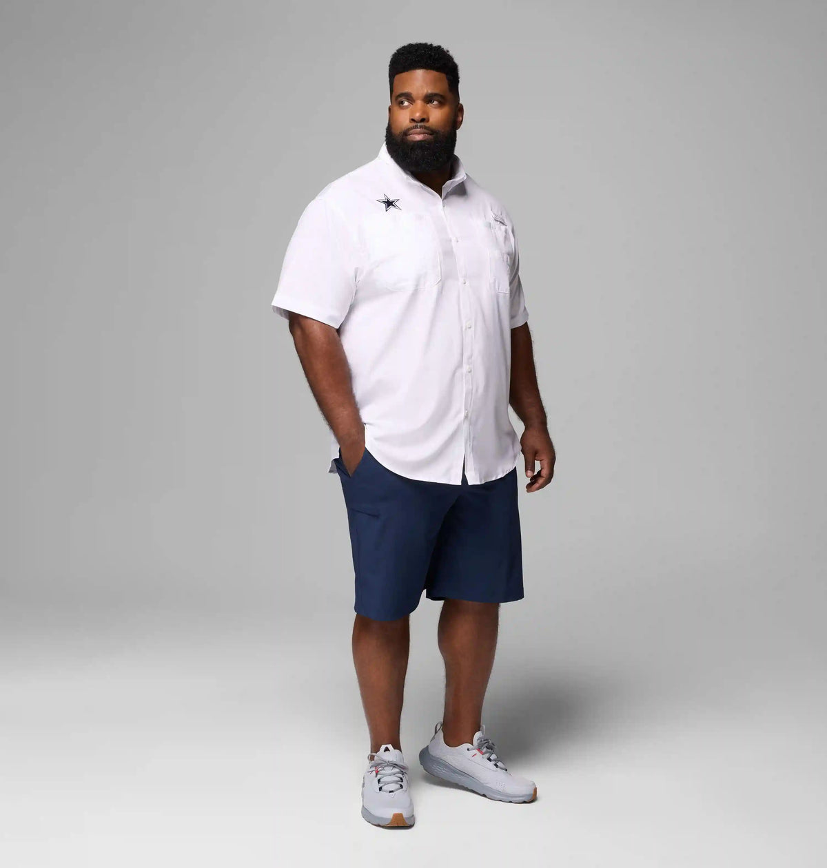 Men's PFG Tamiami Short Sleeve Shirt - Big - Dallas Cowboys
