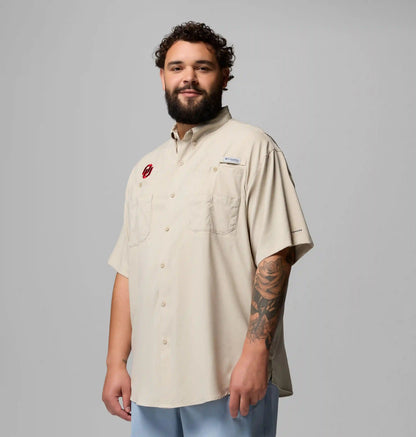 Men's Collegiate PFG Tamiami Short Sleeve Shirt - Big - Oklahoma