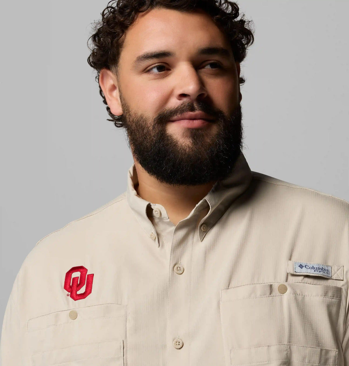 Men's Collegiate PFG Tamiami Short Sleeve Shirt - Big - Oklahoma