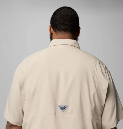 Men's Collegiate PFG Tamiami Short Sleeve Shirt - Big - Georgia