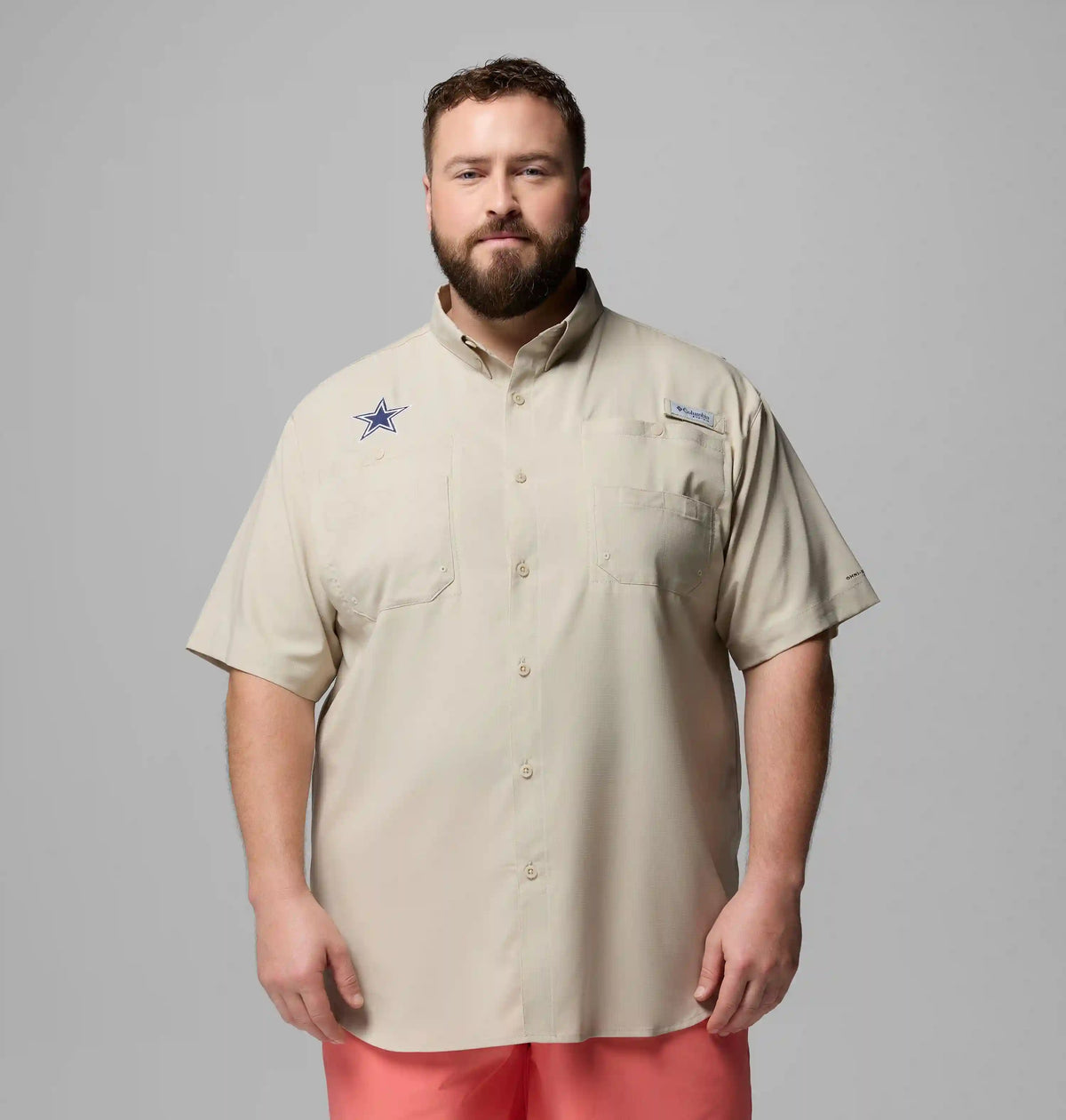 Men's PFG Tamiami Short Sleeve Shirt - Big - Dallas Cowboys
