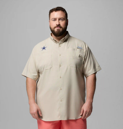 Men's PFG Tamiami Short Sleeve Shirt - Big - Dallas Cowboys