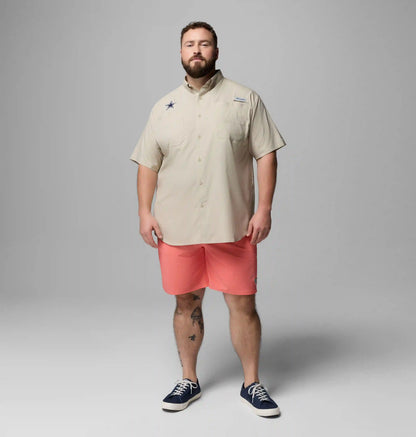 Men's PFG Tamiami Short Sleeve Shirt - Big - Dallas Cowboys