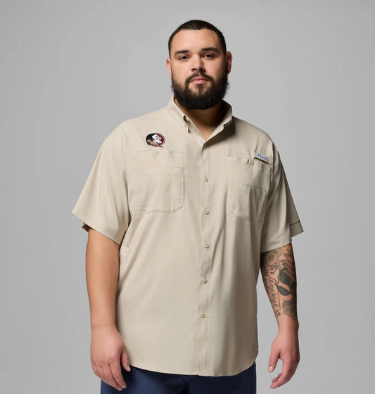 Men's Collegiate PFG Tamiami Short Sleeve Shirt - Big - Florida State