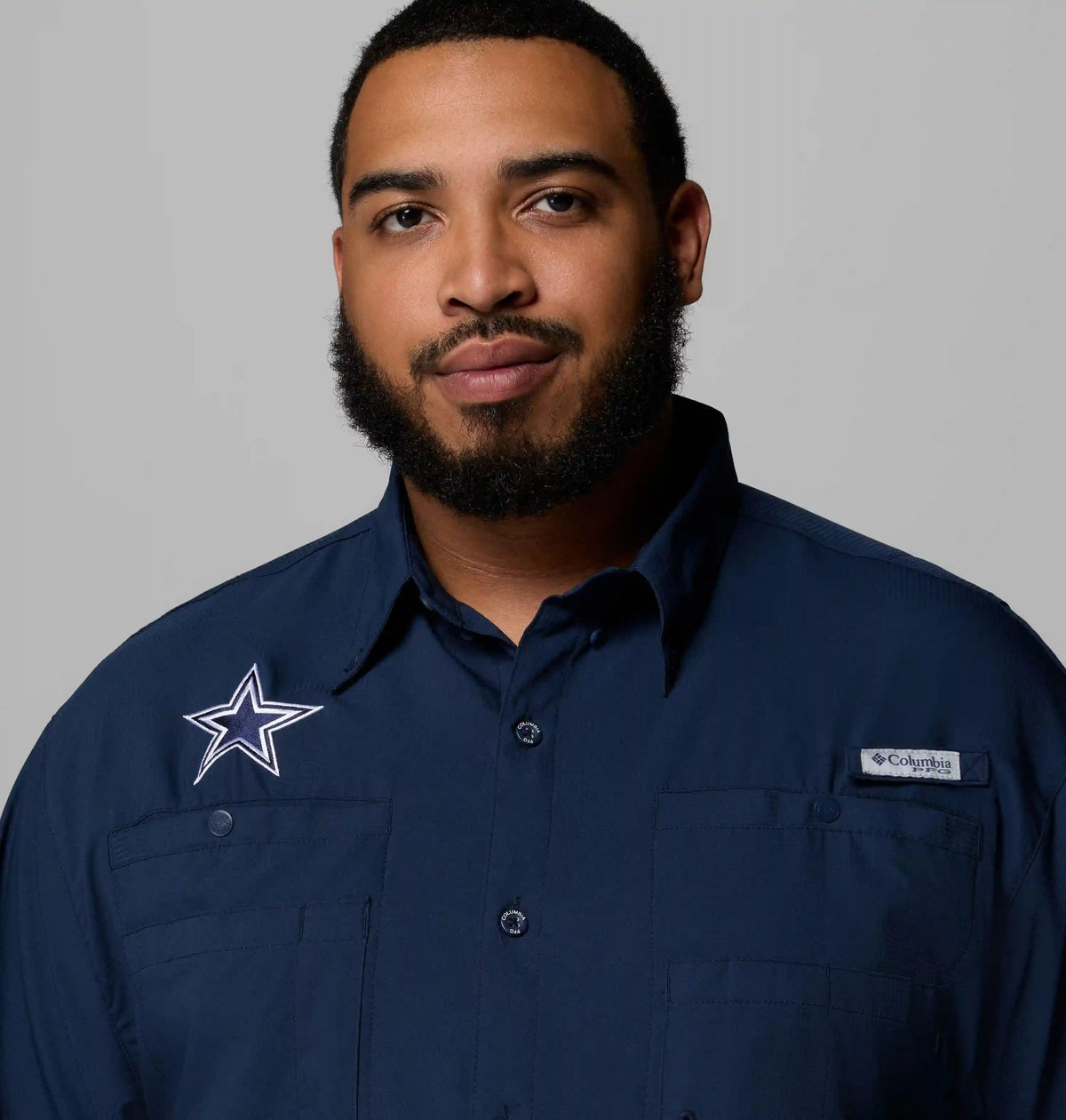 Men's PFG Tamiami Short Sleeve Shirt - Big - Dallas Cowboys