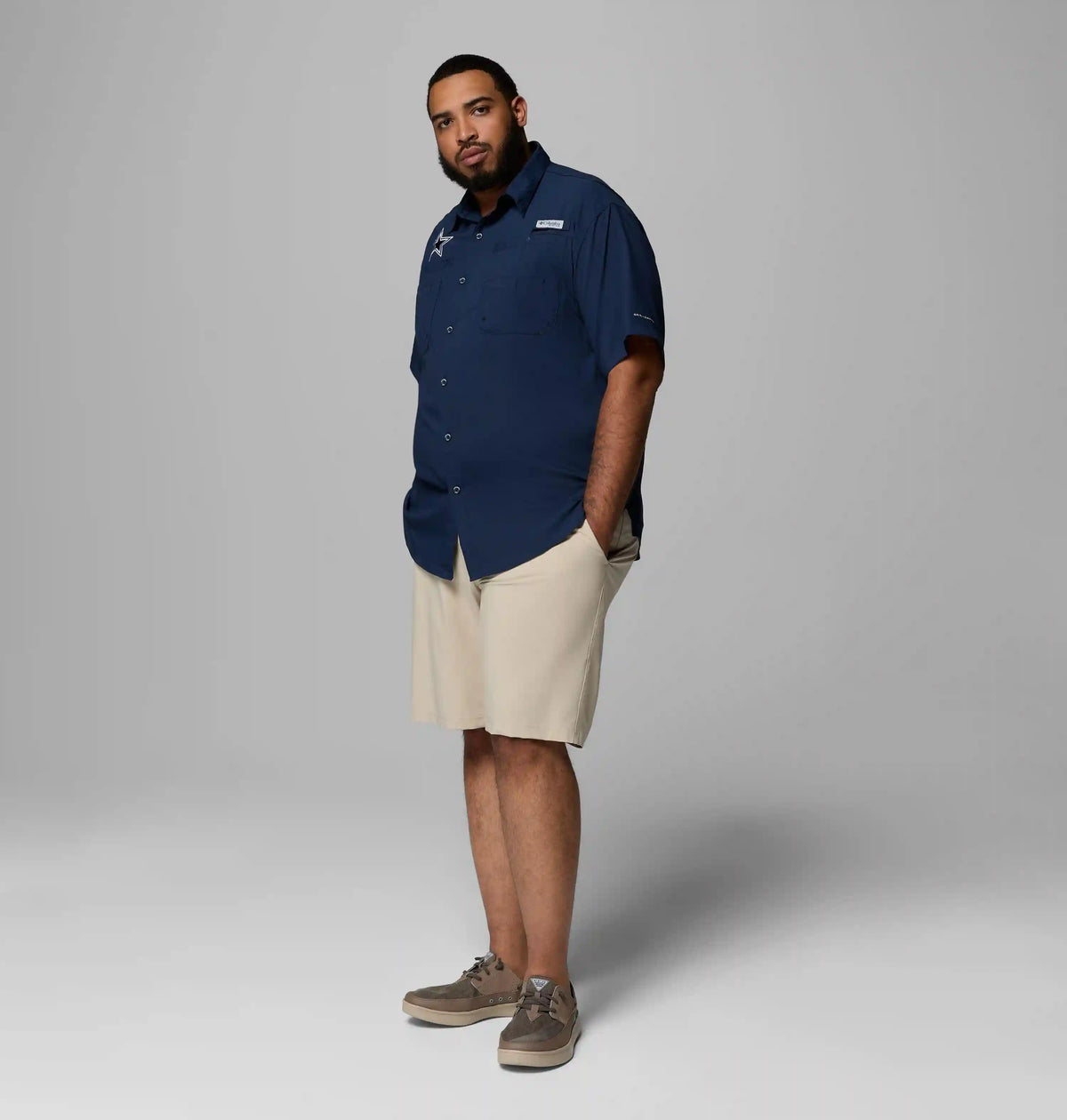 Men's PFG Tamiami Short Sleeve Shirt - Big - Dallas Cowboys