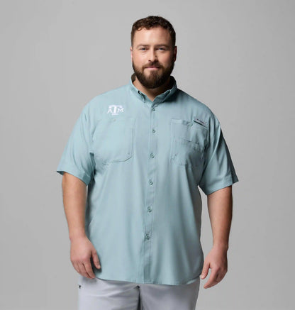 Men's Collegiate PFG Tamiami Short Sleeve Shirt - Big - Texas A&M