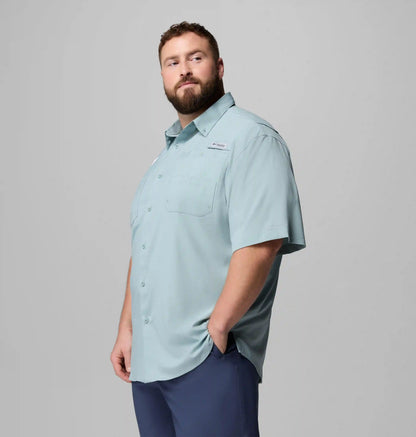 Men's Collegiate PFG Tamiami Short Sleeve Shirt - Big - Texas