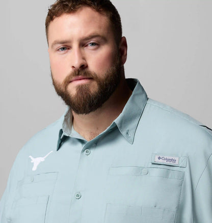 Men's Collegiate PFG Tamiami Short Sleeve Shirt - Big - Texas