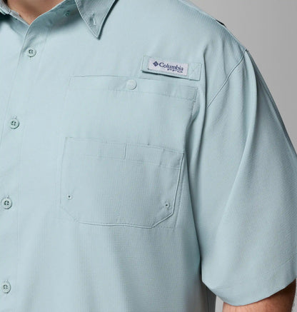Men's Collegiate PFG Tamiami Short Sleeve Shirt - Big - Texas