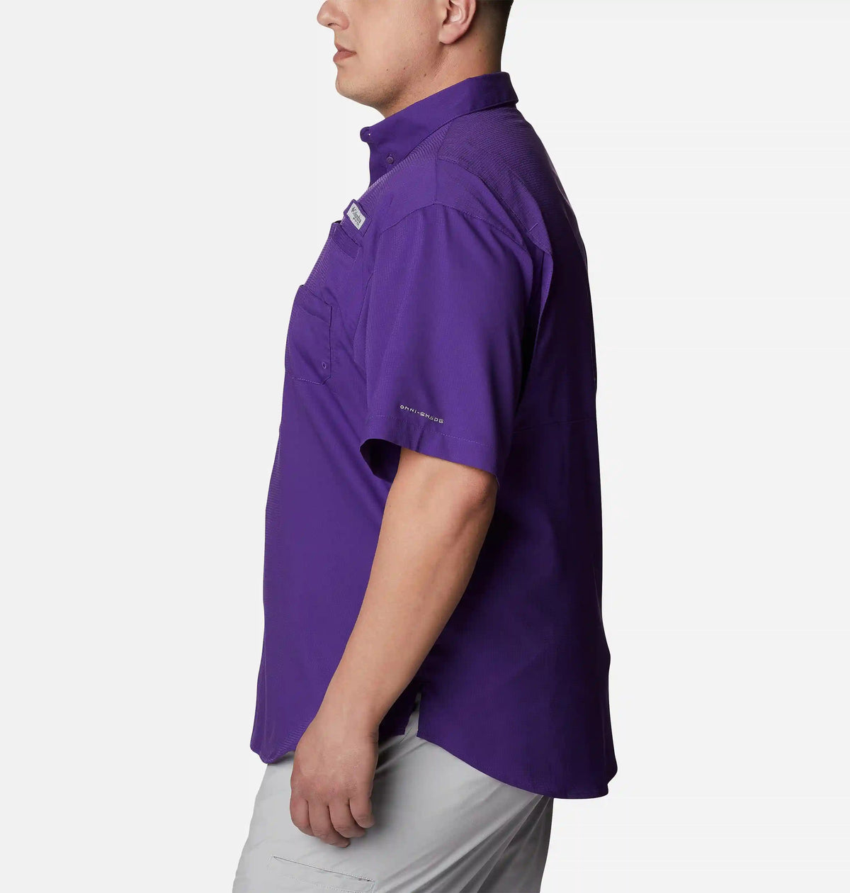 Men's Collegiate PFG Tamiami Short Sleeve Shirt - Big - LSU