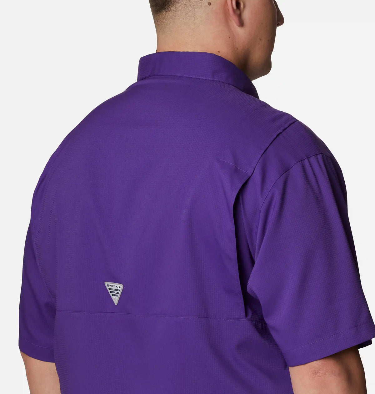 Men's Collegiate PFG Tamiami Short Sleeve Shirt - Big - LSU