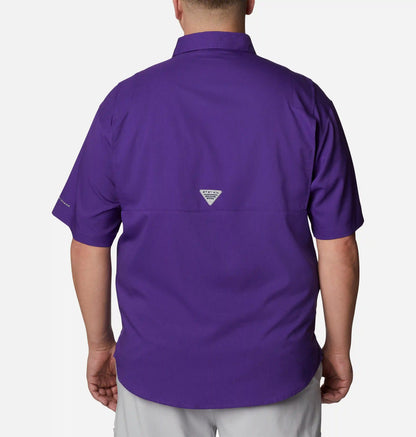 Men's Collegiate PFG Tamiami Short Sleeve Shirt - Big - LSU