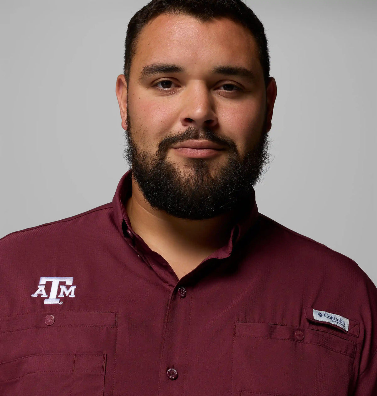 Men's Collegiate PFG Tamiami Short Sleeve Shirt - Big - Texas A&M
