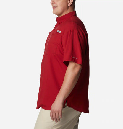 Men's Collegiate PFG Tamiami Short Sleeve Shirt - Big - Alabama