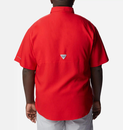 Men's Collegiate PFG Tamiami Short Sleeve Shirt - Big - Georgia