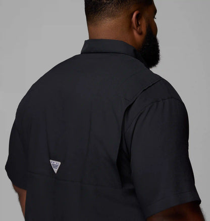 Men's Collegiate PFG Tamiami Short Sleeve Shirt - Big - Georgia