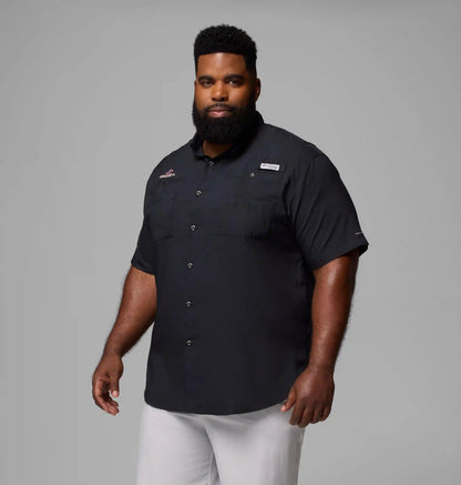 Men's Collegiate PFG Tamiami Short Sleeve Shirt - Big - Georgia