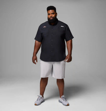 Men's Collegiate PFG Tamiami Short Sleeve Shirt - Big - Georgia