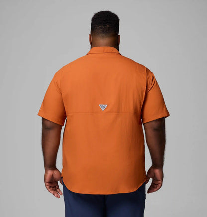 Men's Collegiate PFG Tamiami Short Sleeve Shirt - Big - Texas