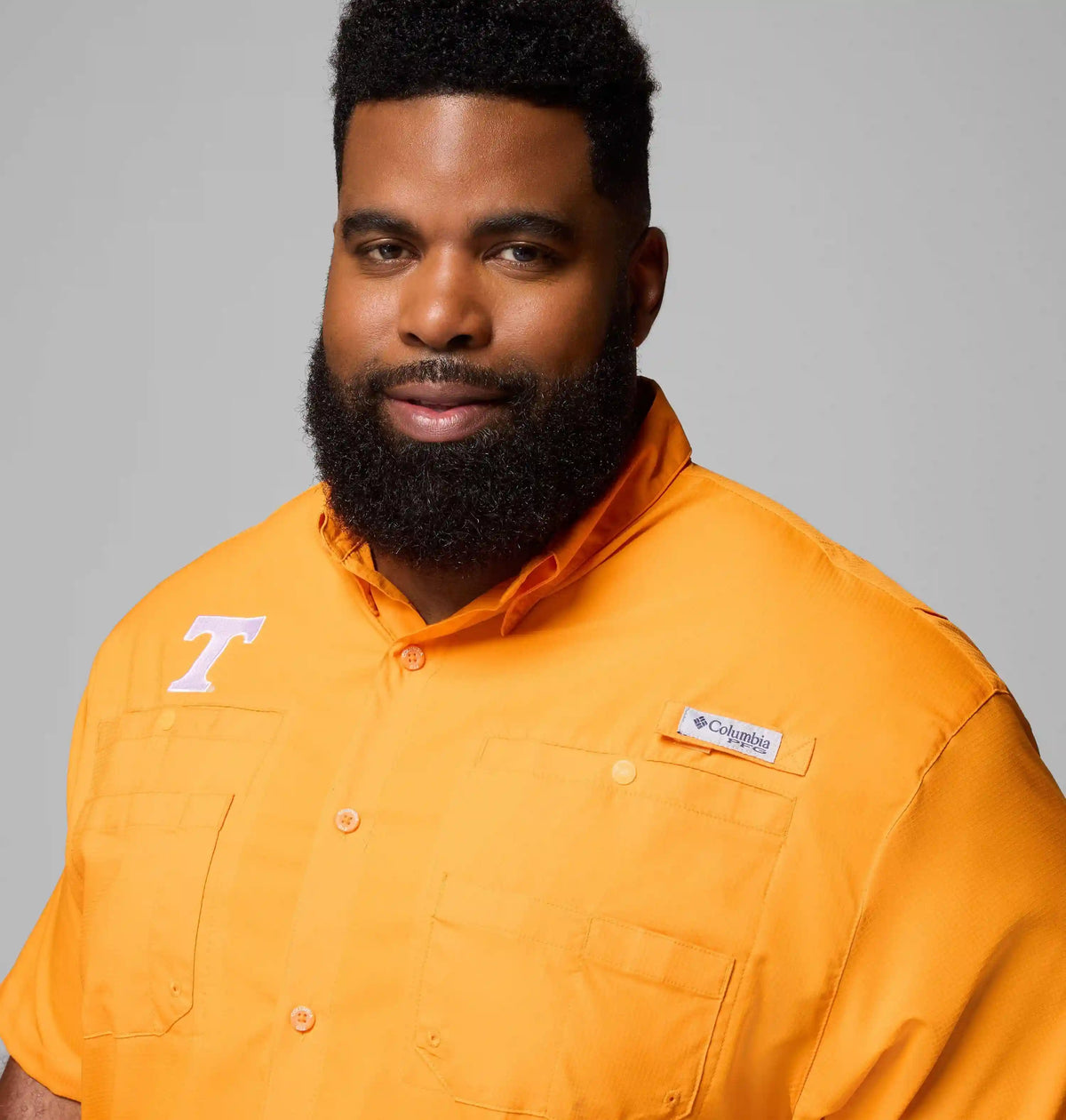 Men's Collegiate PFG Tamiami Short Sleeve Shirt - Big - Tennessee