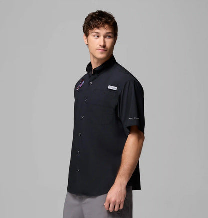 Men's Collegiate PFG Tamiami Short Sleeve Shirt - Tall - Arkansas