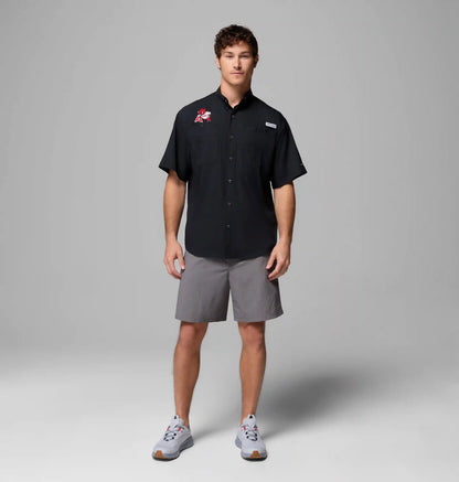Men's Collegiate PFG Tamiami Short Sleeve Shirt - Tall - Arkansas