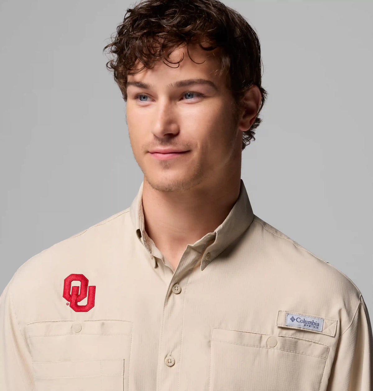 Men's Collegiate PFG Tamiami Short Sleeve Shirt - Tall - Oklahoma