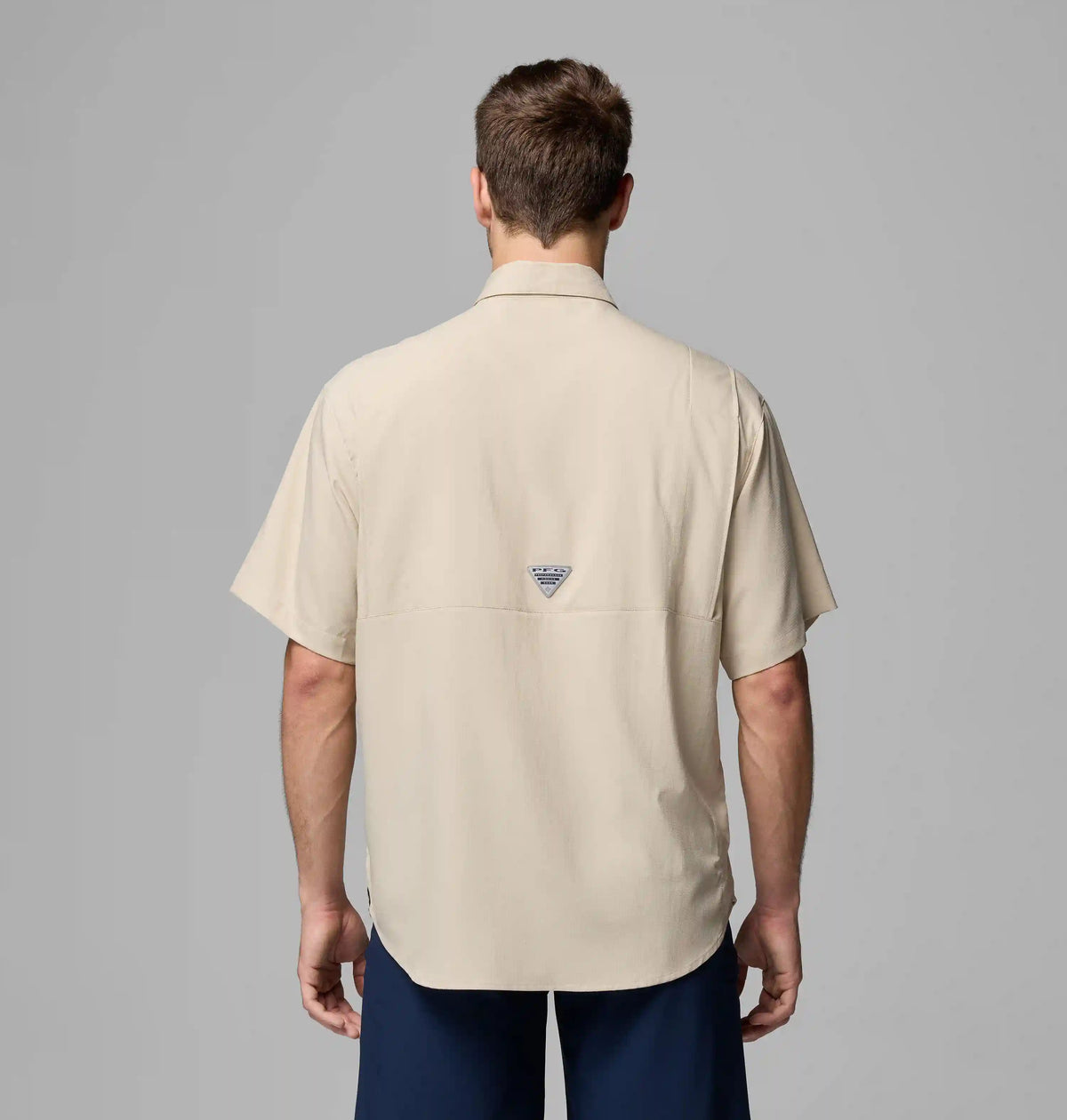 Men's Collegiate PFG Tamiami Short Sleeve Shirt - Tall - Texas
