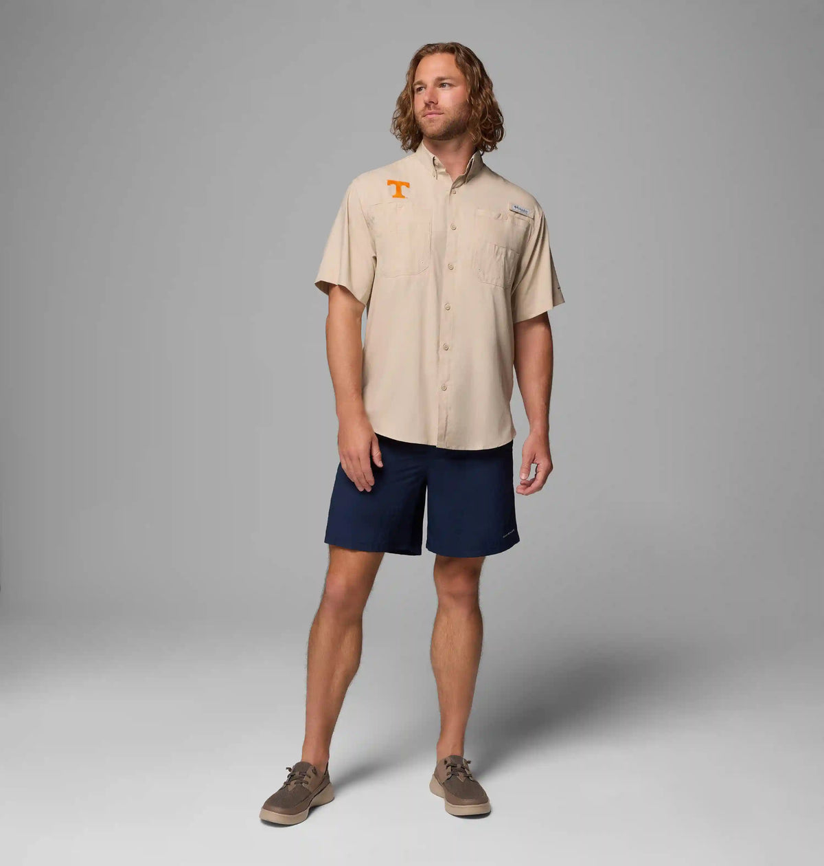 Men's Collegiate PFG Tamiami Short Sleeve Shirt - Tall - Tennessee