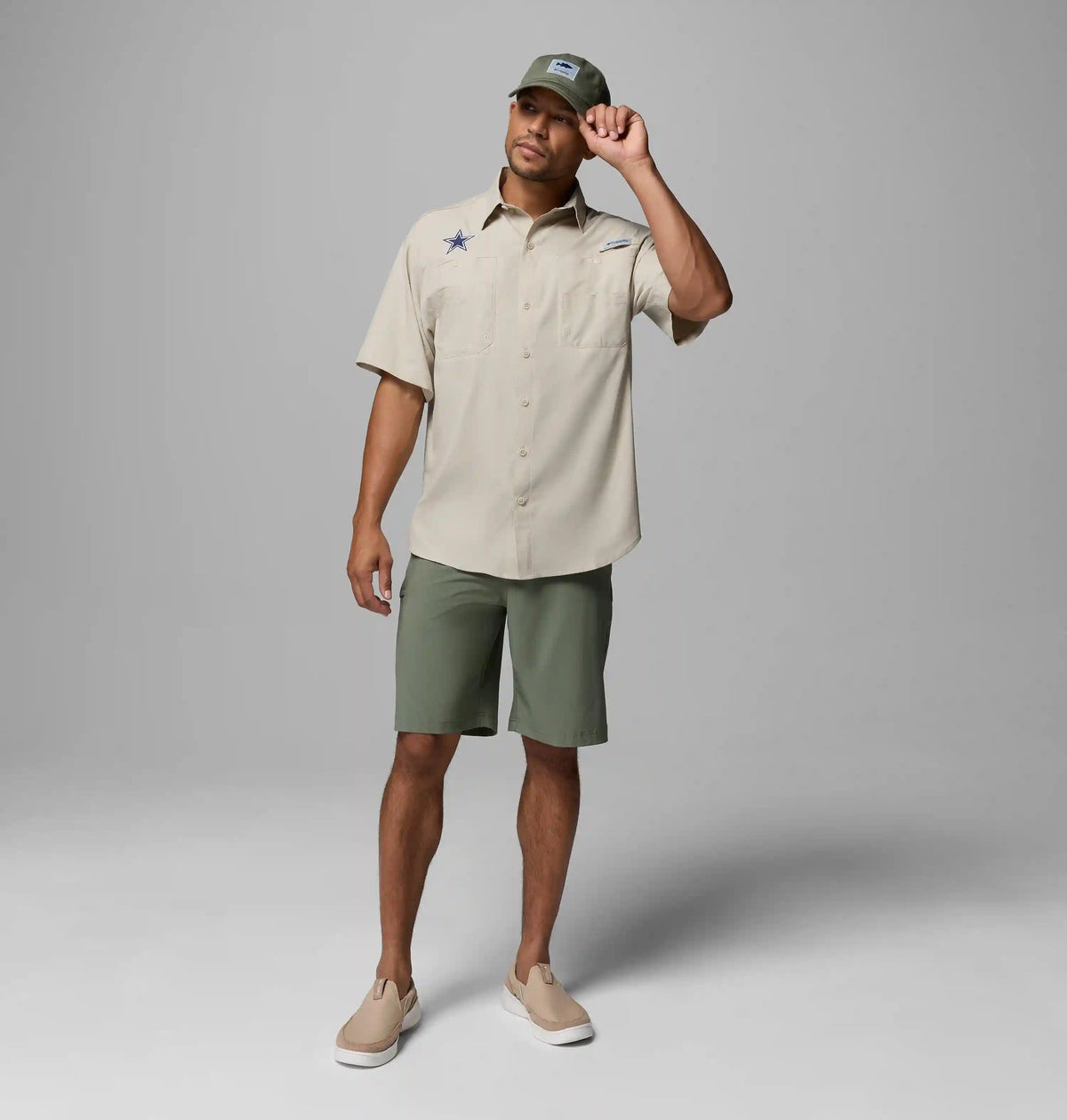 Men's PFG Tamiami Short Sleeve Shirt - Tall - Dallas Cowboys
