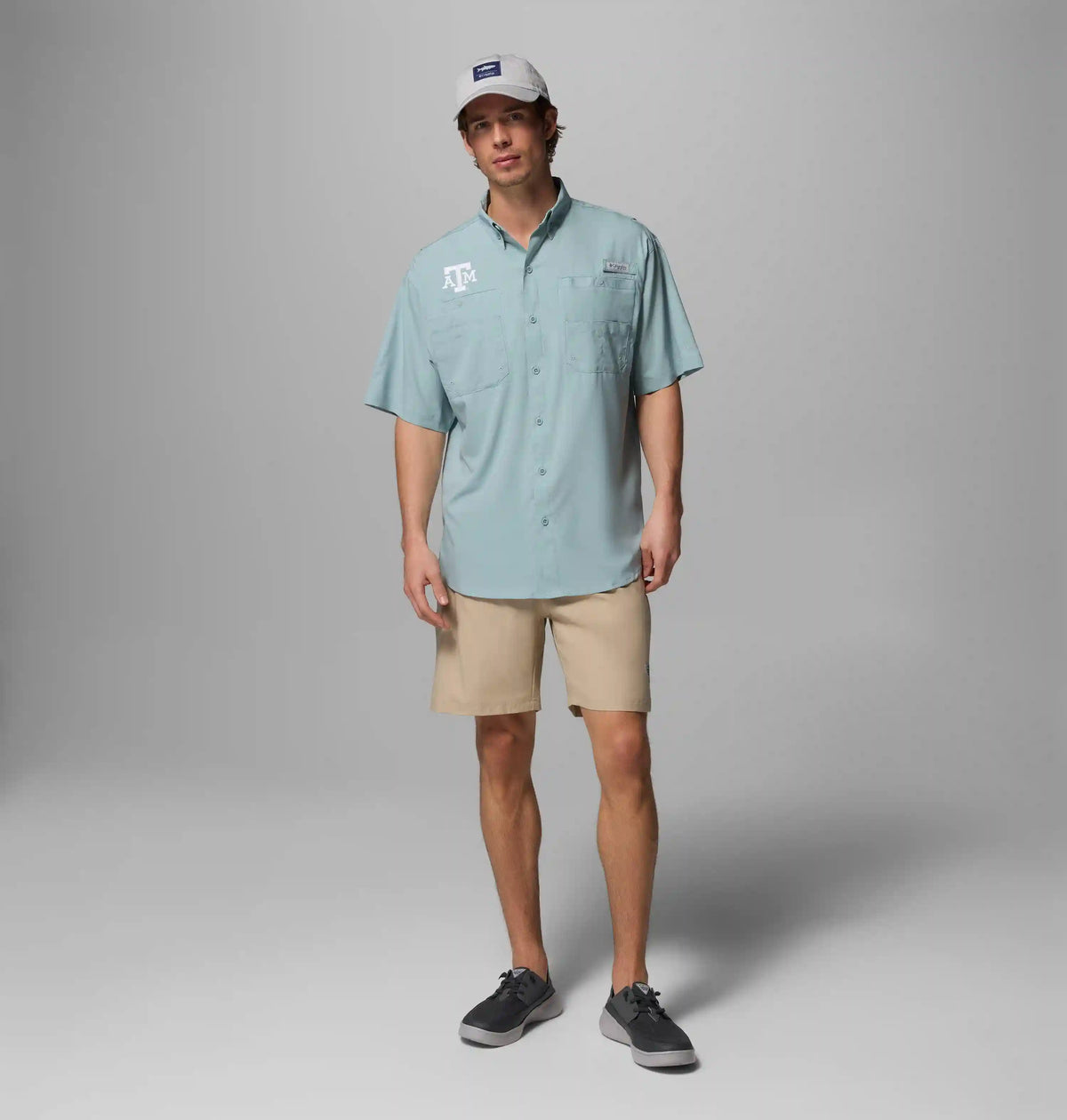 Men's Collegiate PFG Tamiami Short Sleeve Shirt - Tall - Texas A&M