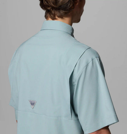 Men's Collegiate PFG Tamiami Short Sleeve Shirt - Tall - Texas