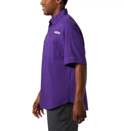 Men's Collegiate PFG Tamiami Short Sleeve Shirt - Tall - Louisiana