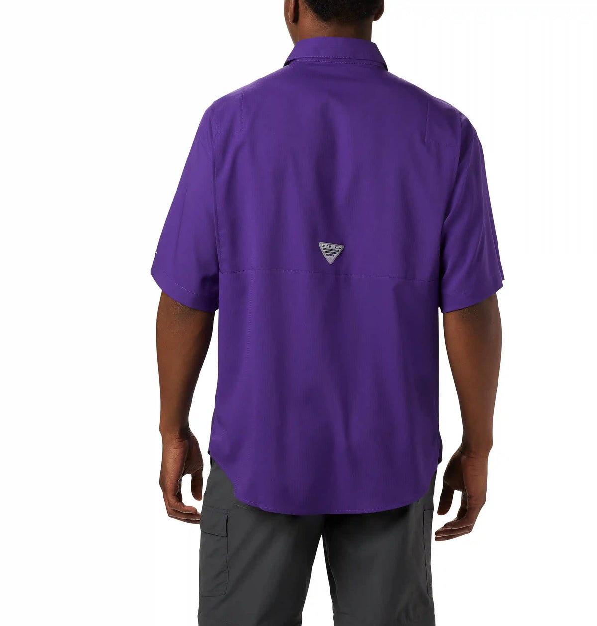 Men's Collegiate PFG Tamiami Short Sleeve Shirt - Tall - Louisiana