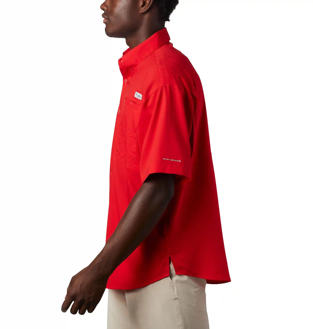 Men's Collegiate PFG Tamiami Short Sleeve Shirt - Tall - Georgia