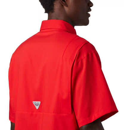 Men's Collegiate PFG Tamiami Short Sleeve Shirt - Tall - Georgia