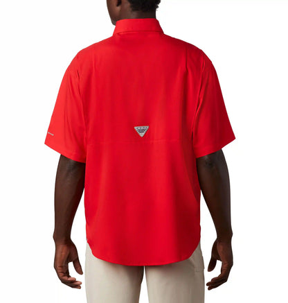 Men's Collegiate PFG Tamiami Short Sleeve Shirt - Tall - Georgia