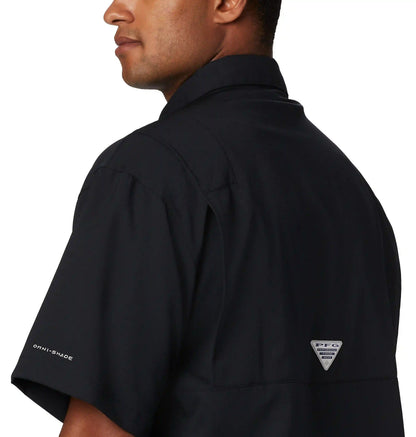 Men's Collegiate PFG Tamiami Short Sleeve Shirt - Tall - Georgia