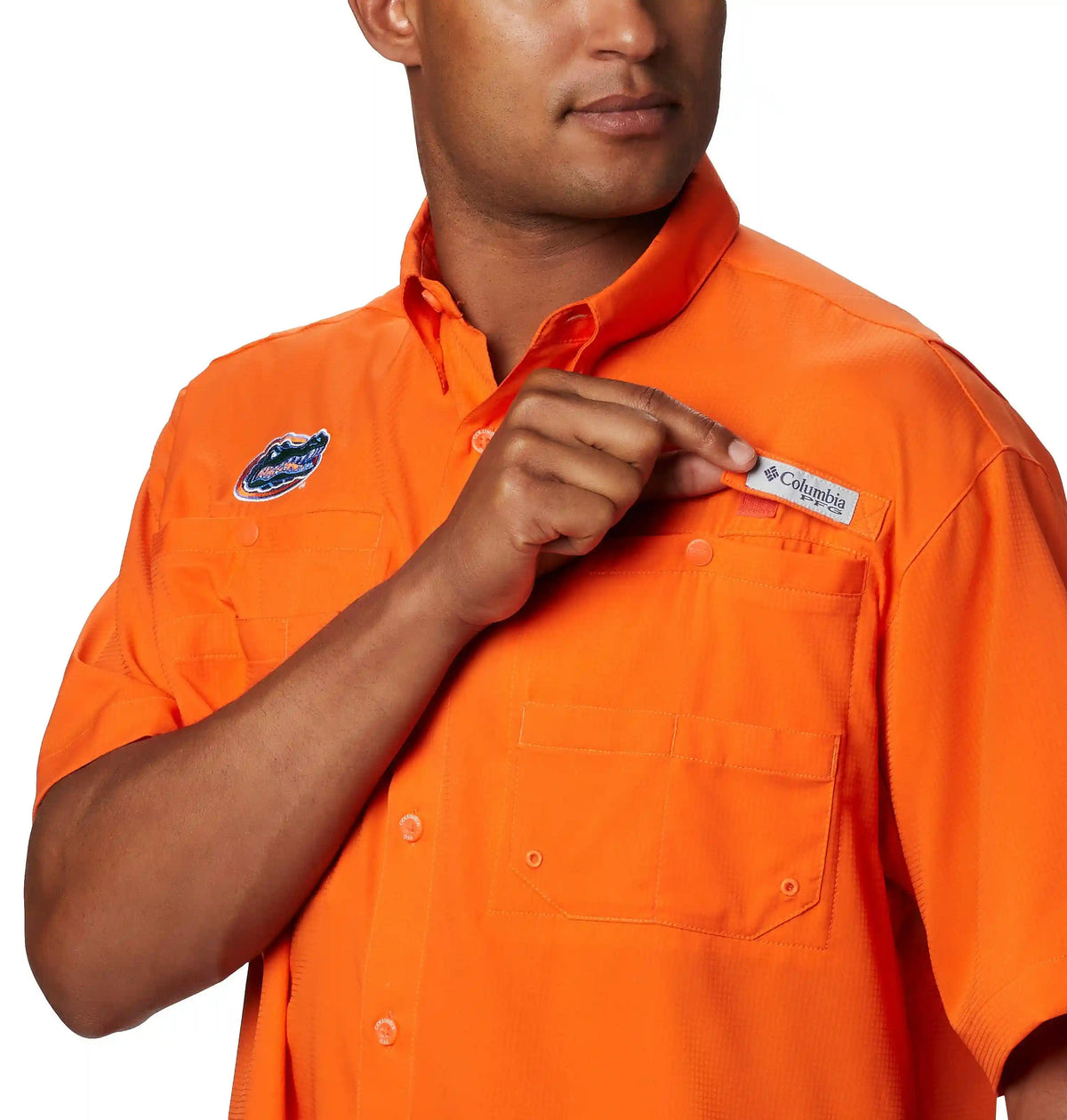 Men's Collegiate PFG Tamiami Short Sleeve Shirt - Tall - Florida