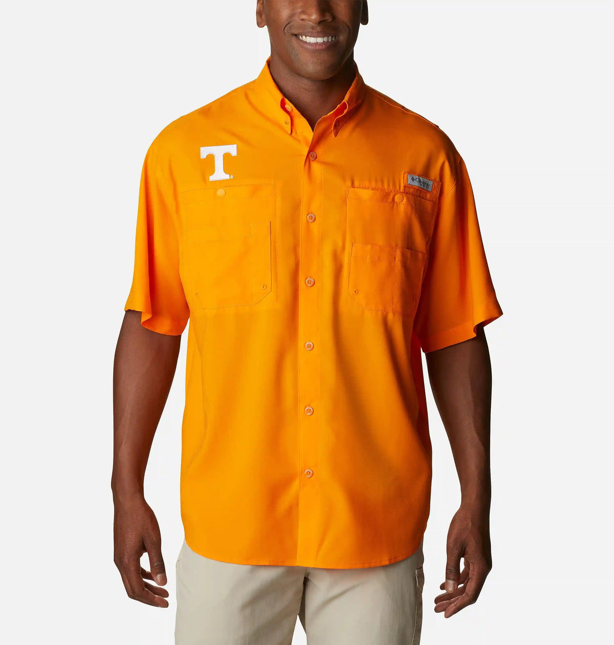 Men's Collegiate PFG Tamiami Short Sleeve Shirt - Tall - Tennessee
